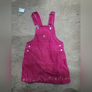 Cals Vibrant Pink Kids Corduroy Dress